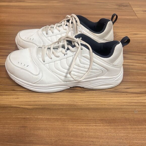 BCG Memory Foam Sneakers Mens 10.5 White Walking Training Shoes - Picture 4 of 8